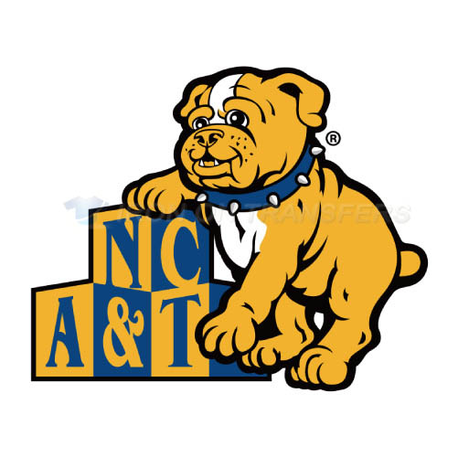 North Carolina A T Aggies Iron-on Stickers (Heat Transfers)NO.5478
